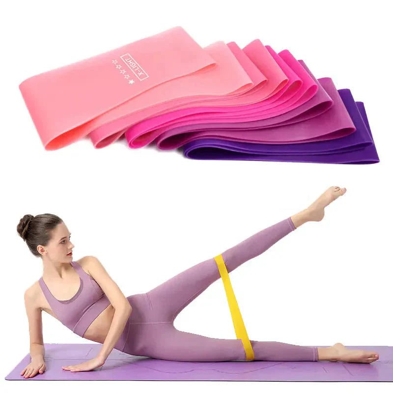Resistance Bands Set - 5 - Pack for Yoga, Pilates & Strength Training - Core line athletics