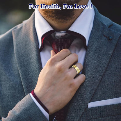 Smart Ring Health Tracker, Sleep Tracker Ring with Heart Rate, Waterproof Fitness Ring for Activity Monitoring/Steps/Distance/Calories,Air Gestures,Up to 7 - Day Battery,For Ios Android (Light Gold,12) - Core line athletics