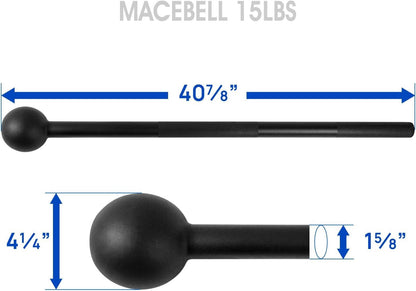 Steel Mace Bell - Full Body Strength Training (5 - 30 LB) - Core line athletics