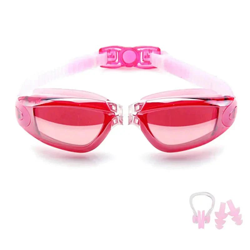 Swimming Goggles for Men & Women – Anti - Fog UV Protection, Waterproof, Adjustable Silicone Swim Goggles for Adults & Kids - Core line athletics