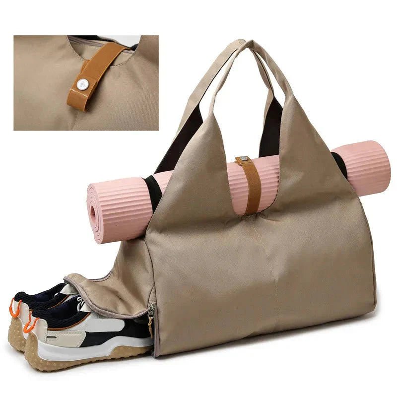 Women's Sports Bag - Waterproof Gym Bag with Shoe Pocket - Core line athletics