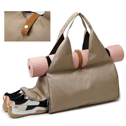 Women's Sports Bag - Waterproof Gym Bag with Shoe Pocket - Core line athletics